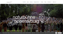 Desktop Screenshot of naturbuehne.de